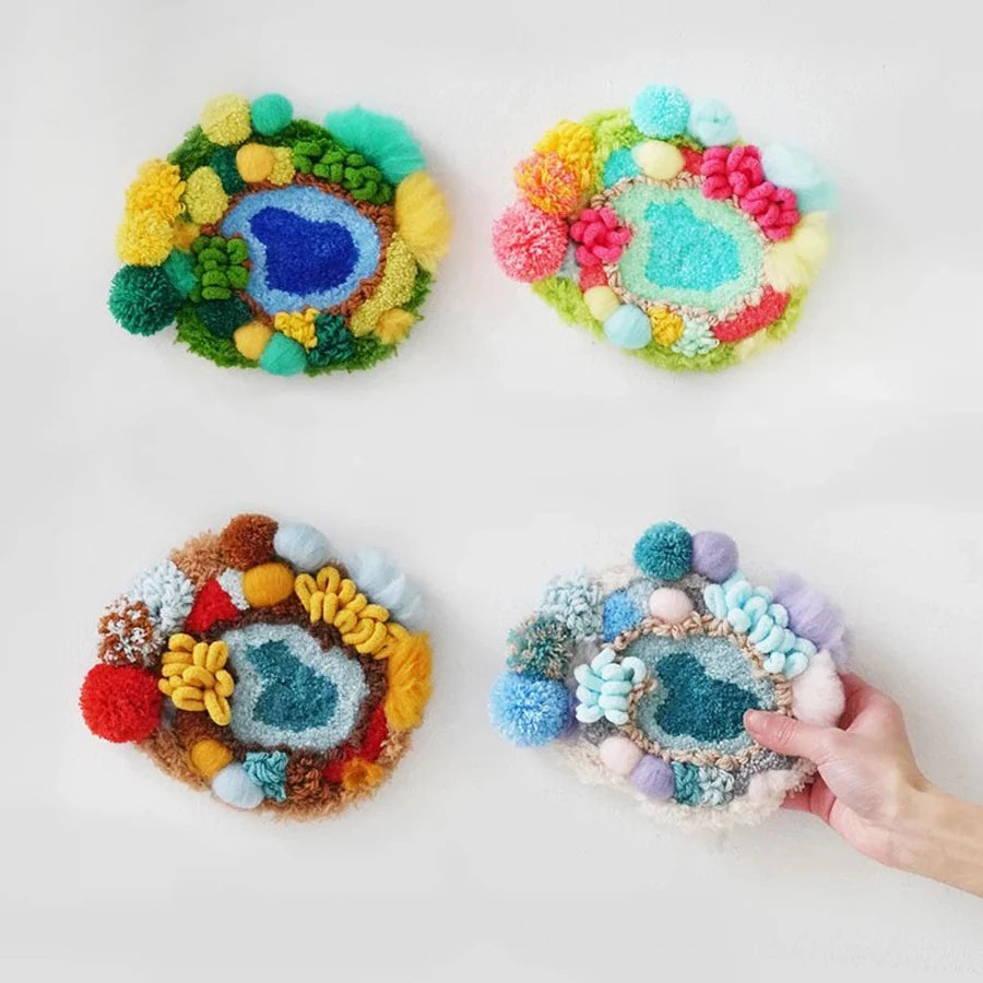 Moos Stickerei Punch Nadel Kit für DIY Wolle Filz Handwerk Set