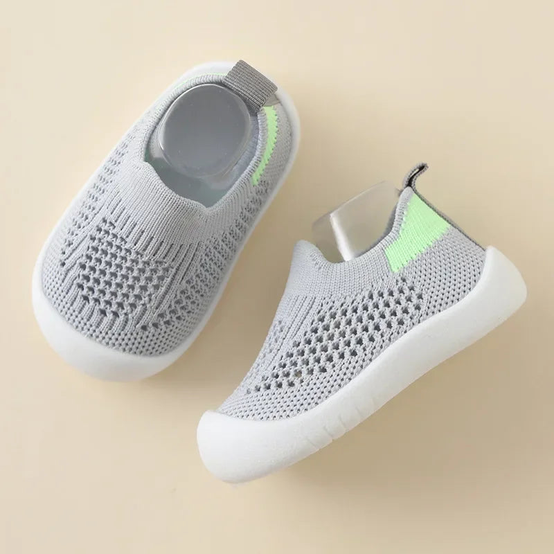 Atmungsaktive Strick-Mesh Wanderschuhe für Kleinkinder 1-3 Jahre Unisex