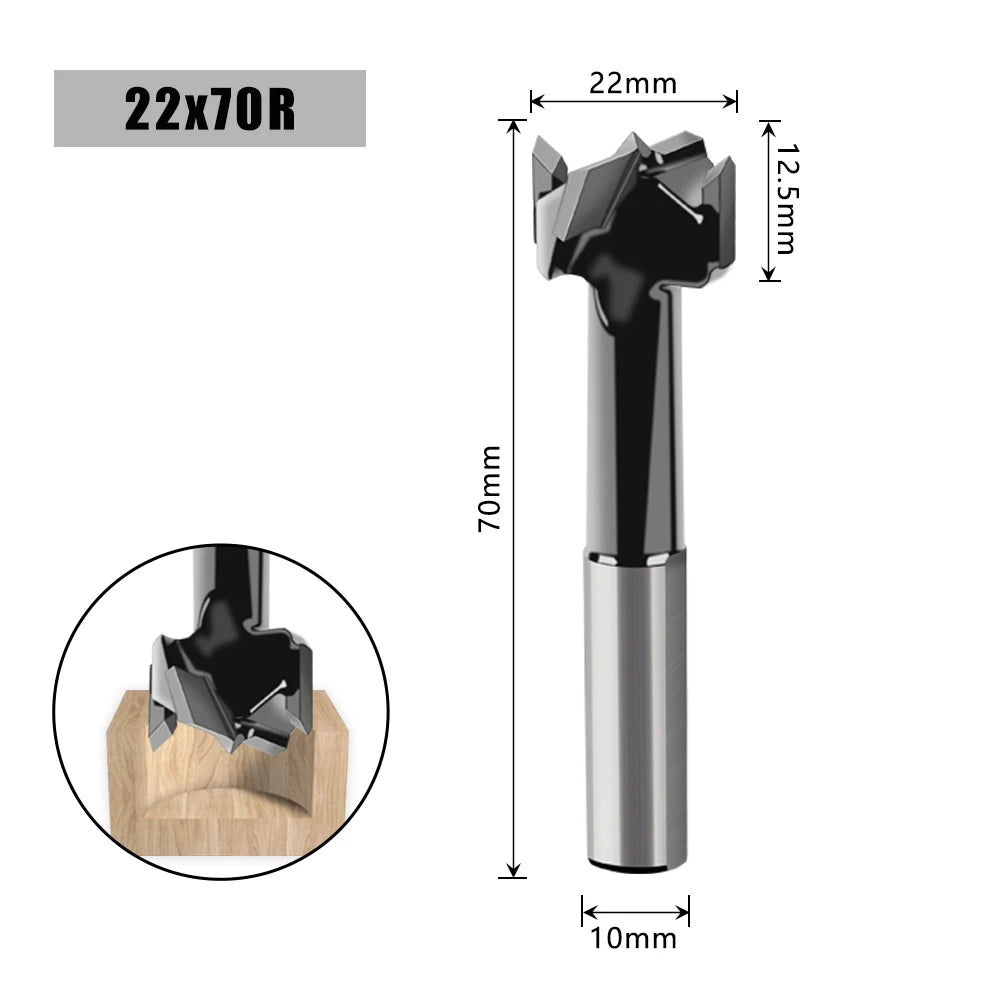 Holzbearbeitungs-Reihenbohrer mit 10 mm Schaftdurchmesser in versch Varianten