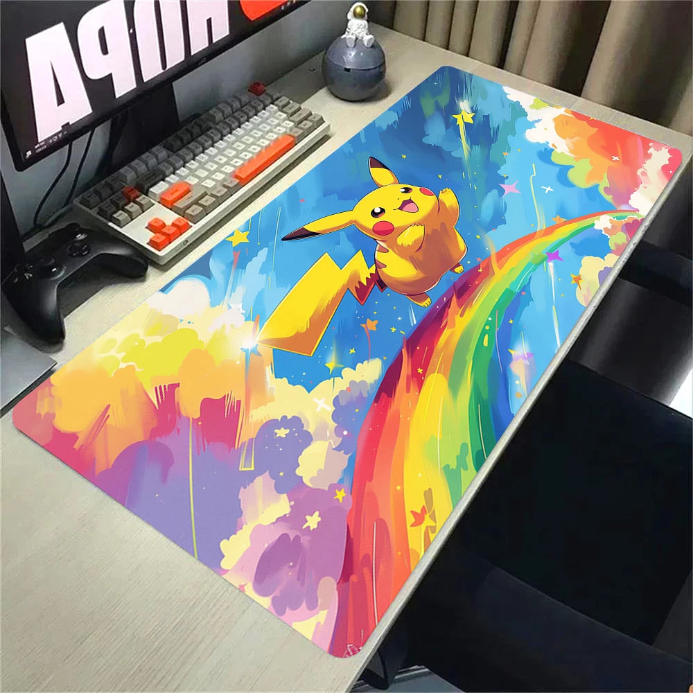 Großes Gaming Mauspad 900x400mm XXL Anti-Rutsch Anime Motiv Schreibtisch