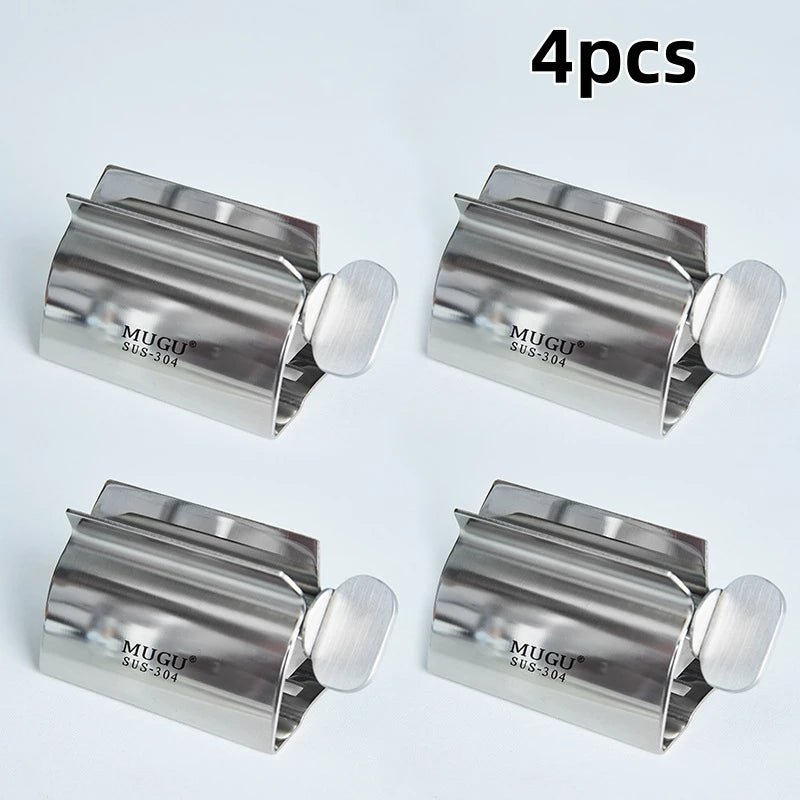 Praktischer Zahnpasta Quetscher aus Metall für Abfallreduktion