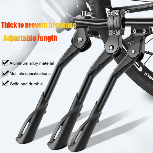Robuster, verstellbarer Side Kick Fahrradständer aus Aluminium für 24-29 Bikes