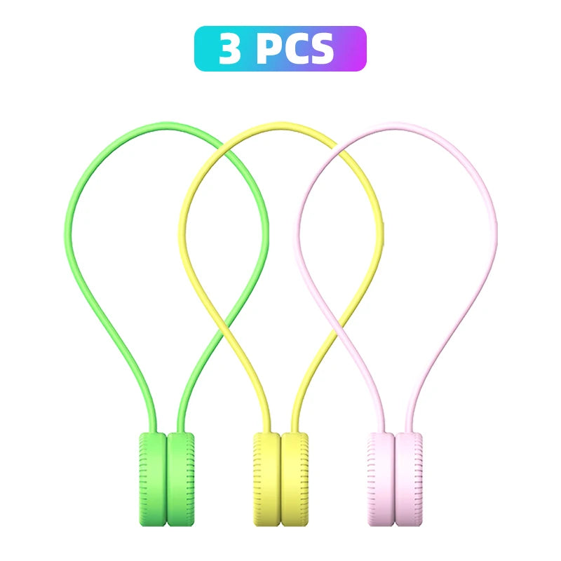 Magnetische Silikon Kabelbinder für vielseitige Ordnung und Halt