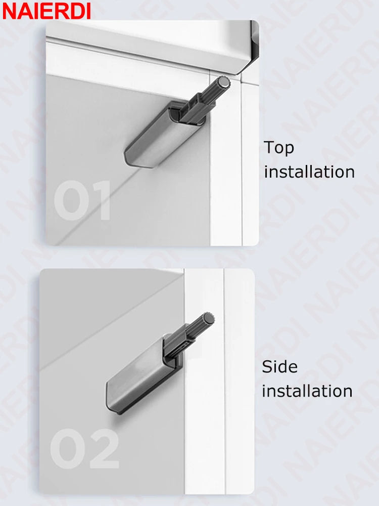 Magnetische Schrankschnäpper Push-to-Open Edelstahl – 10er/20er Pack Türriegel
