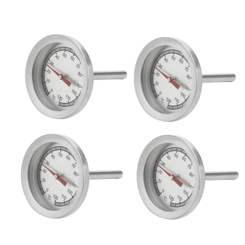 Ofenthermometer mit Edelstahlsonde 0-120 Grad für präzises Fleischgaren