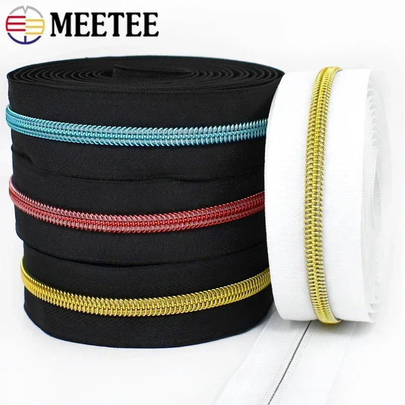 3er Nylon Reißverschlüsse für Taschen Geldbörsen Kleidung Nähen DIY Reparaturset