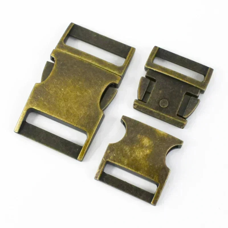 Metall Schnellverschluss Schnallen 10-38mm Rucksack Gurtband DIY 2 Stk.