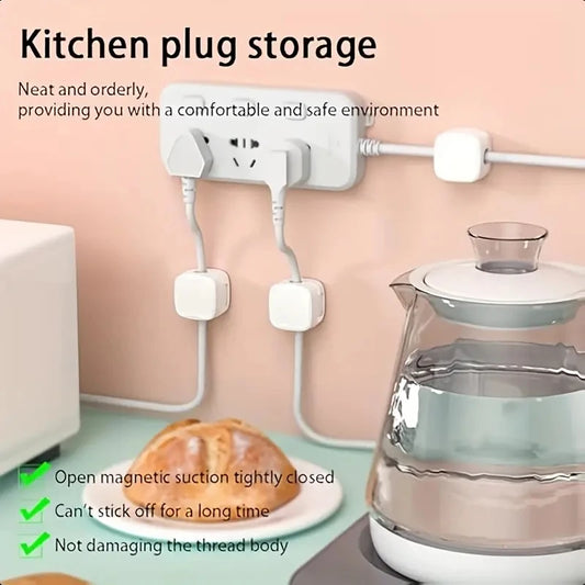 Magnetische Kabel Organizer Clips Halter – Set für Büro - Auto Kabelmanagement