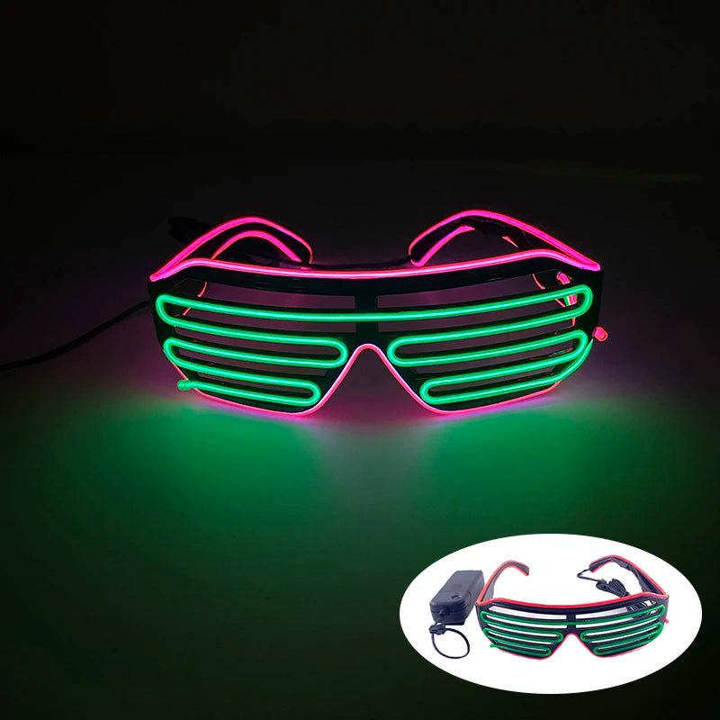 Leuchtende LED Partybrille für unvergessliche Anlässe