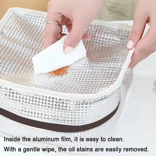 Isolierte Lunchtasche mit lustigem Cartoon Motiv fuer Kinder