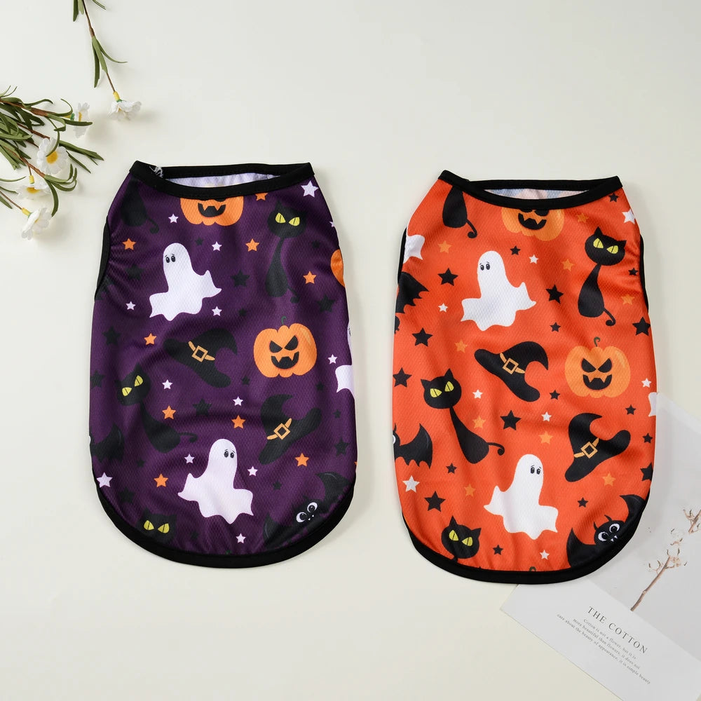Halloween Haustier Kostüm Lustiger Pullover für Hunde Katzen Atmungsaktiv