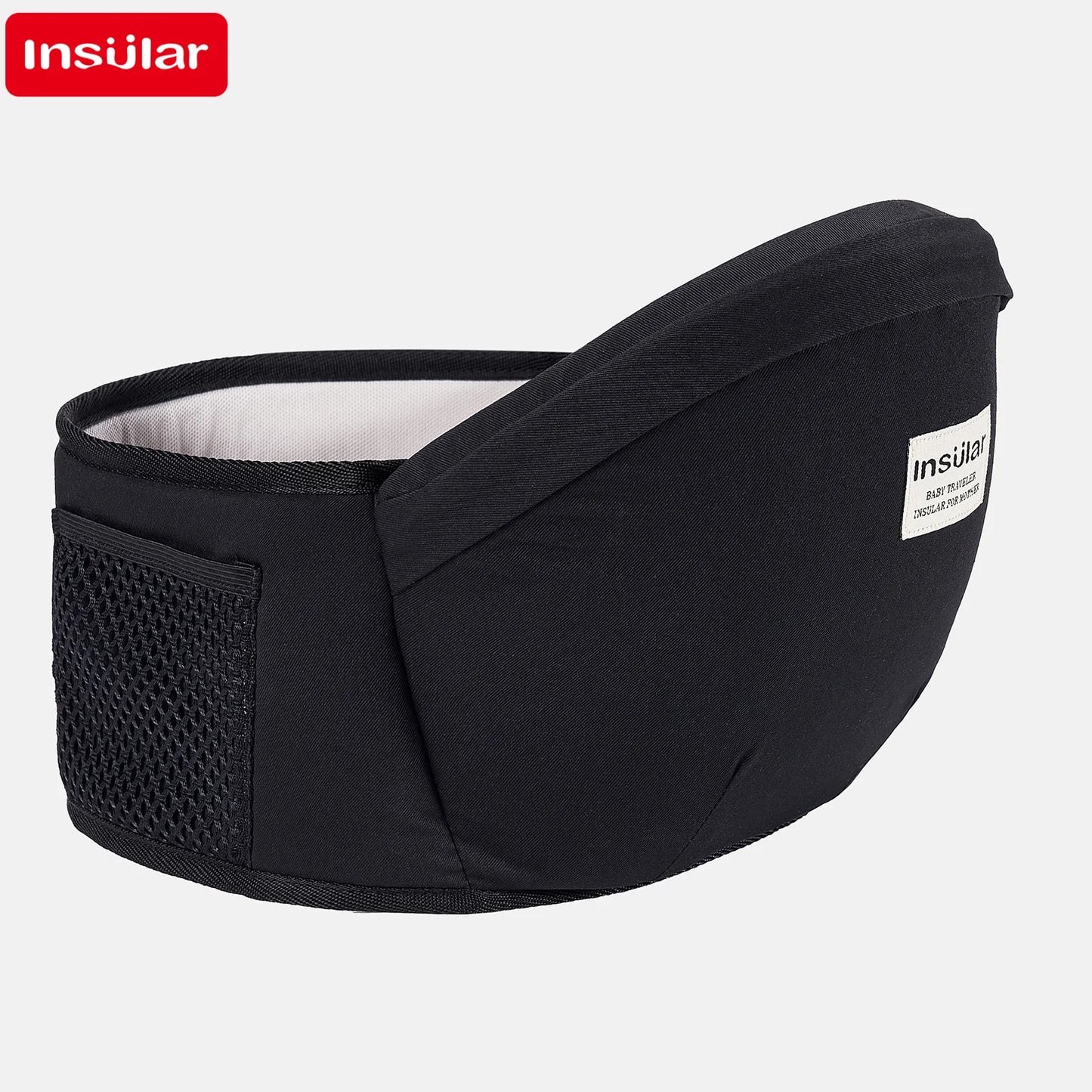 Verstellbare Babytrage mit Hüftsitz und Rucksackdesign für optimalen Komfort