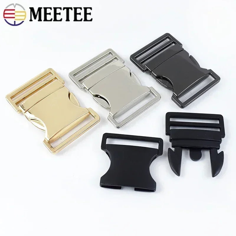 Praktische Metall Schnallen 20-38mm für Rucksack, Gürtel, Halsband, DIY