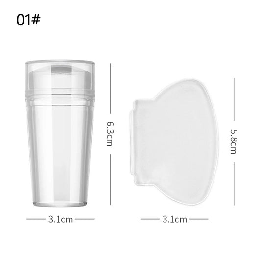 Kunstnägel Stamping Platten Kit mit Schablonen und Zubehör