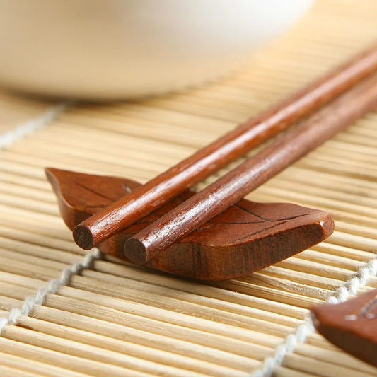 Holz Essstäbchen Halter Löffelablage für Asiatische Küche