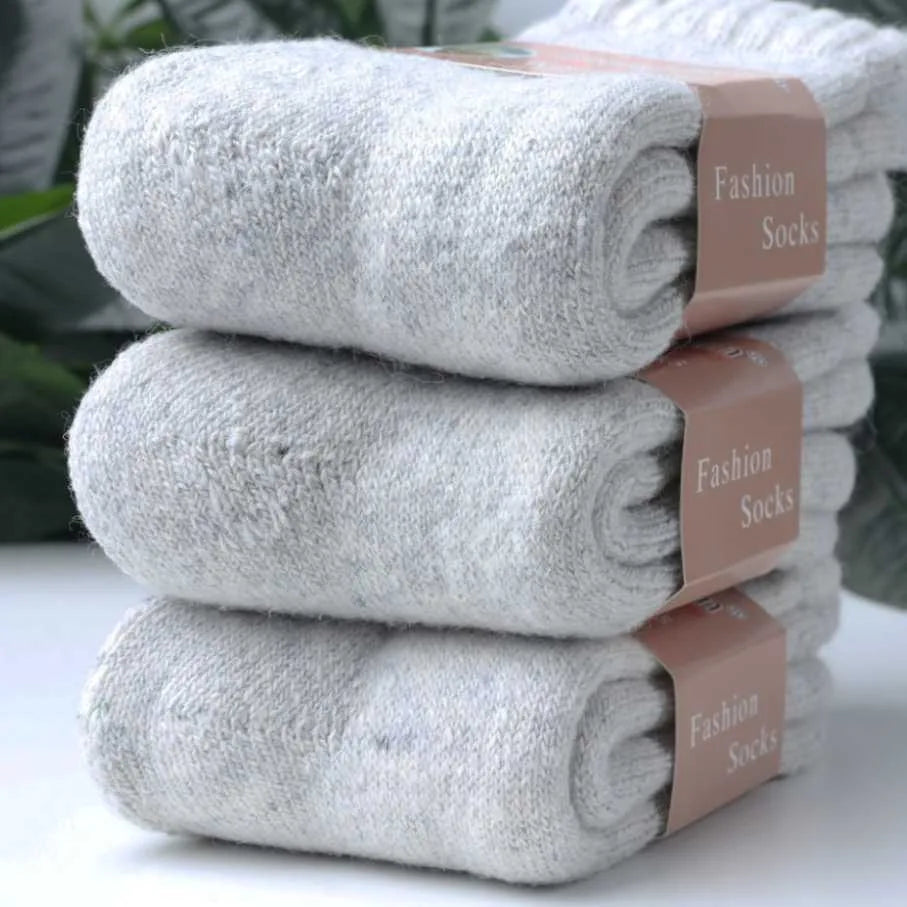 Ultradicke Wollsocken für Herren mit wärmendem Fleece