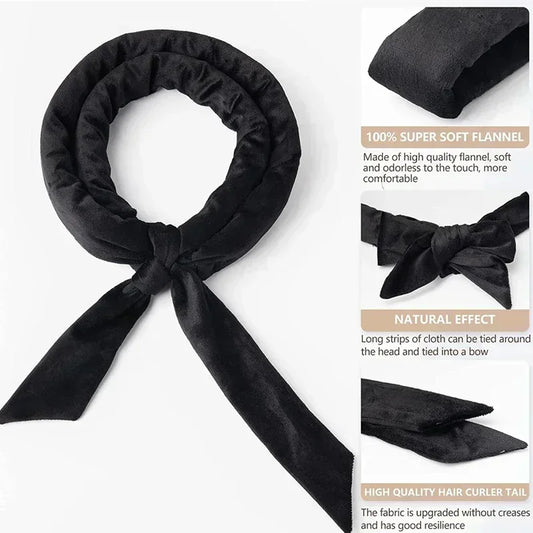 Heatless Curling Rod Stirnband – Sanfte Locken über Nacht für alle Haartypen