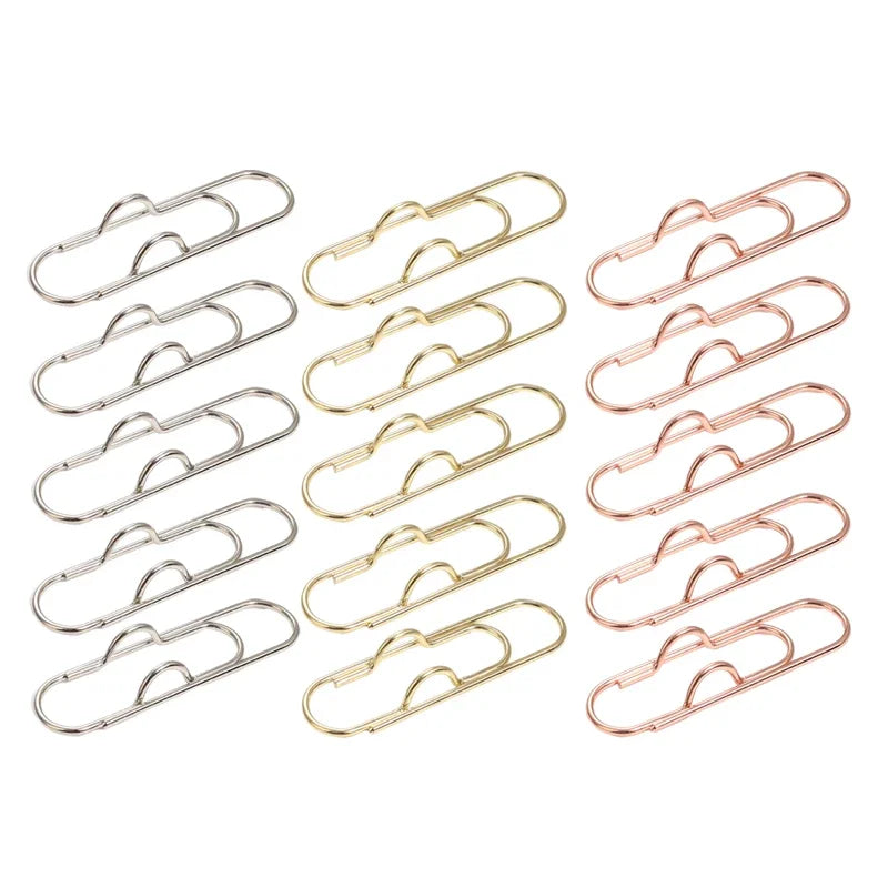 Multifunktionale Metall Büroklammern Stift Halter Clips für Notizbücher