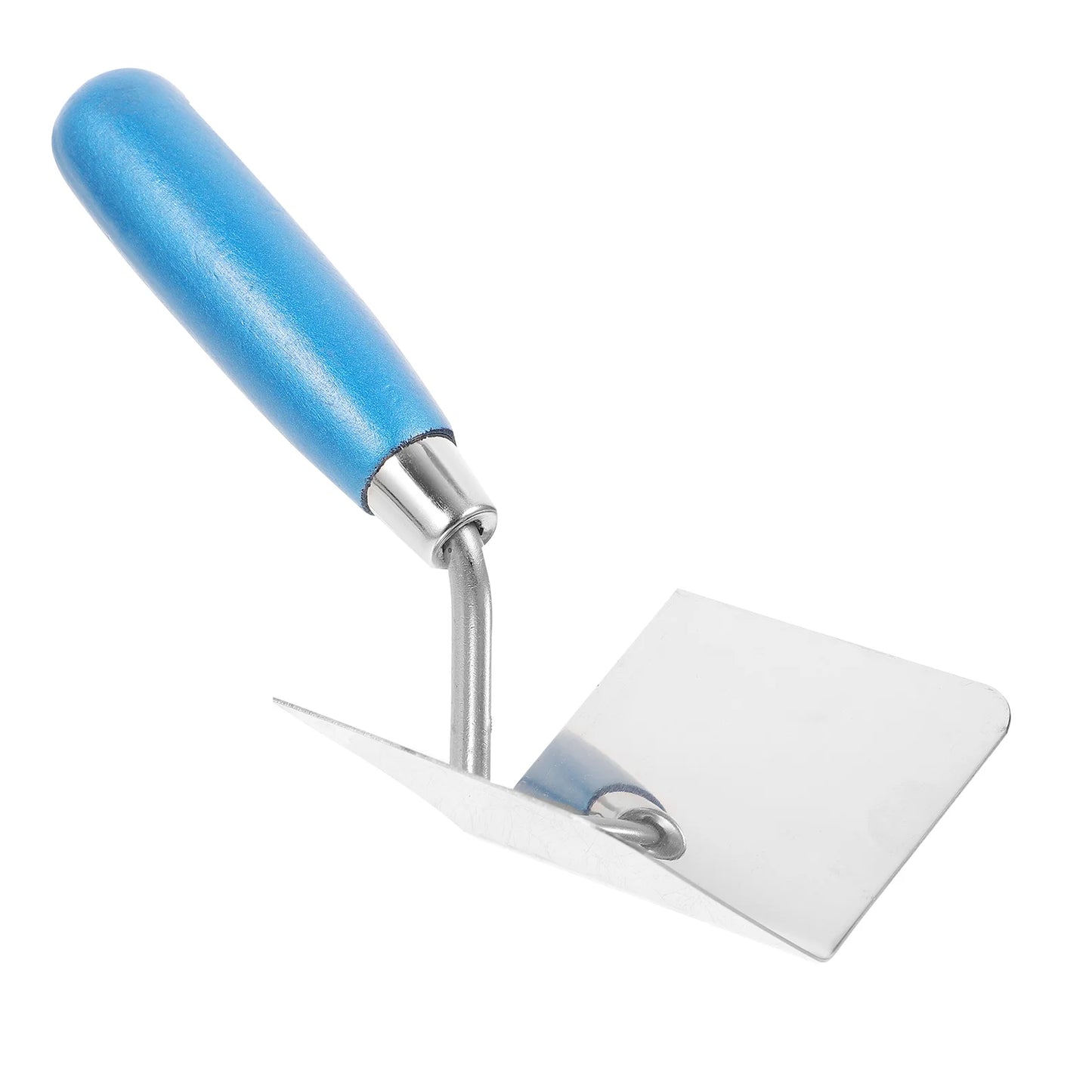 Ergonomische Edelstahlkelle mit Holzgriff – Präzises Spachteln in Blau, 1 Stück