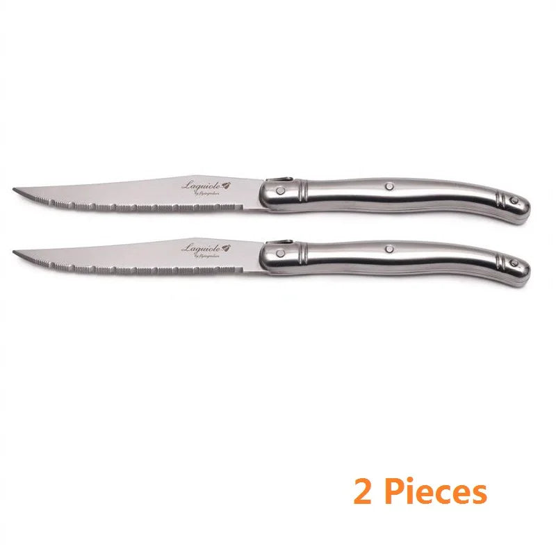 Elegantes Steakmesser Set aus Edelstahl für stilvolles Dinner zu Hause