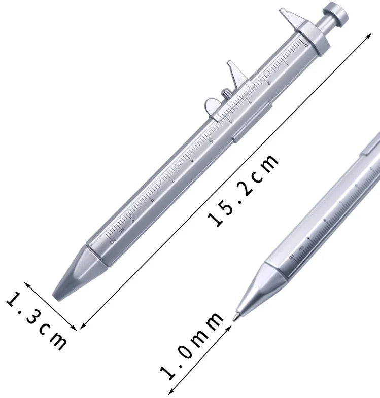 Multifunktions-Messschieber - 0,5 mm Kugelschreiber – Präzises Messen - Schreiben