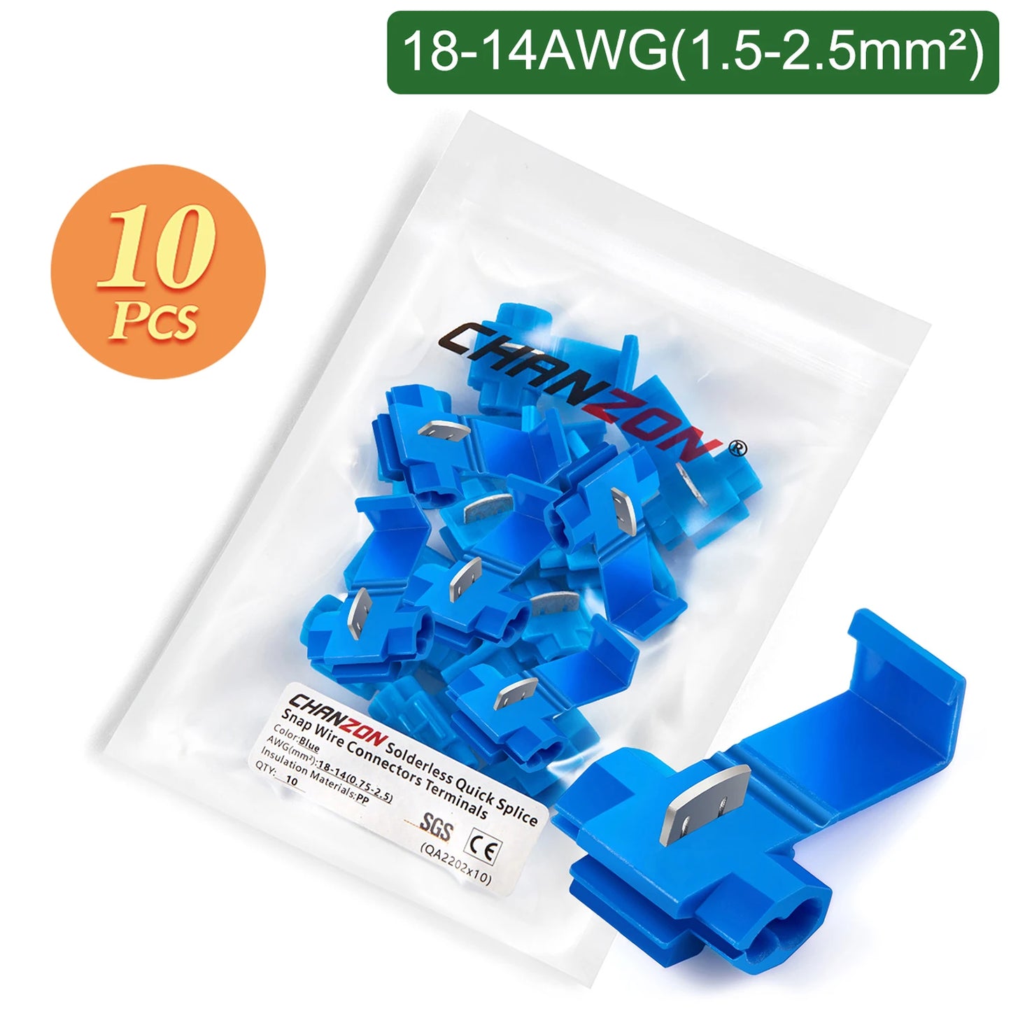 10/140pcs Schnellspleiß Drahtverbinder Kit 22-10 AWG