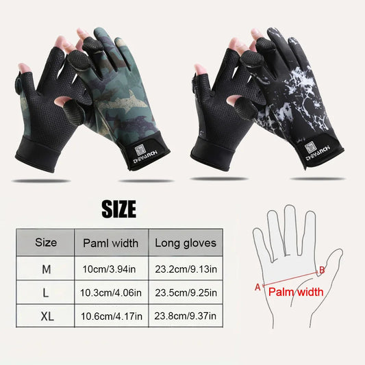 3-teilige Angelhandschuhe mit flexiblem Fingerdesign wasserdicht warm