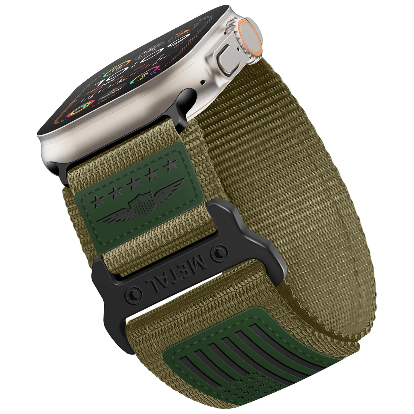 Sportliches Nylonarmband für Smartwatches in verschiedenen Größen