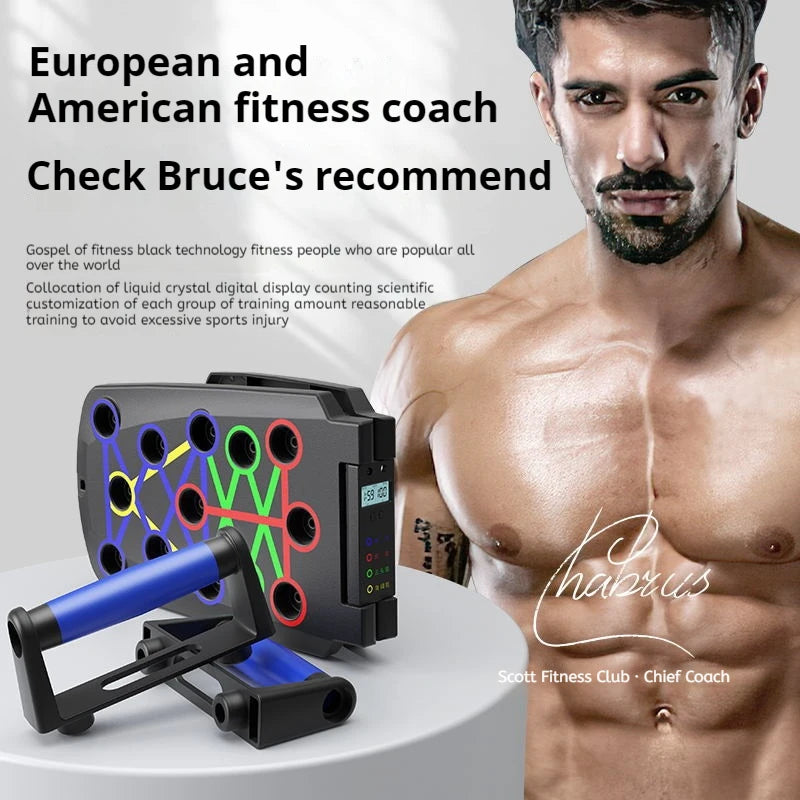Multifunktionales faltbares Push-Up-Board für effektives Brust- und Kerntraining
