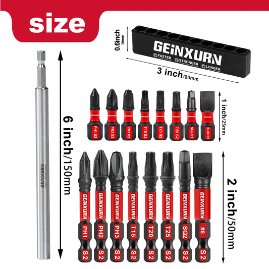 6 Zoll Magnetischer Schnellwechsel Bithalter Edelstahl für Schraubendreher