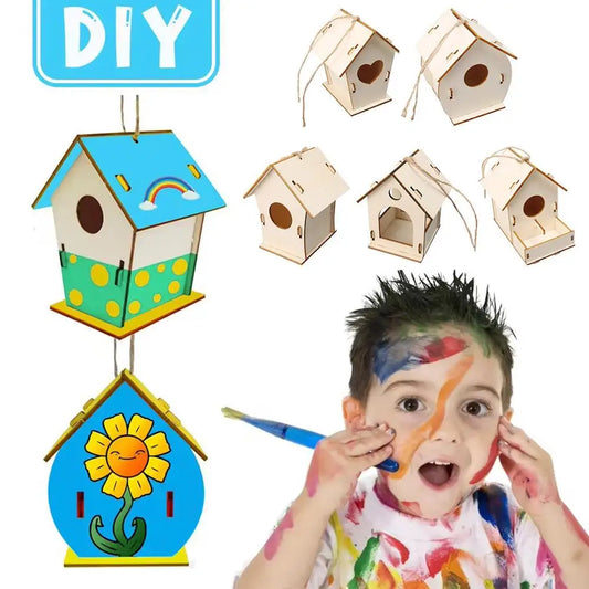 DIY Holz Vogelnest für Garten - Hängend - Naturfreundlich