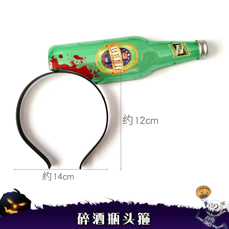 Halloween Party Haarbänder mit Messer, Axt, Hackmesser und Schere