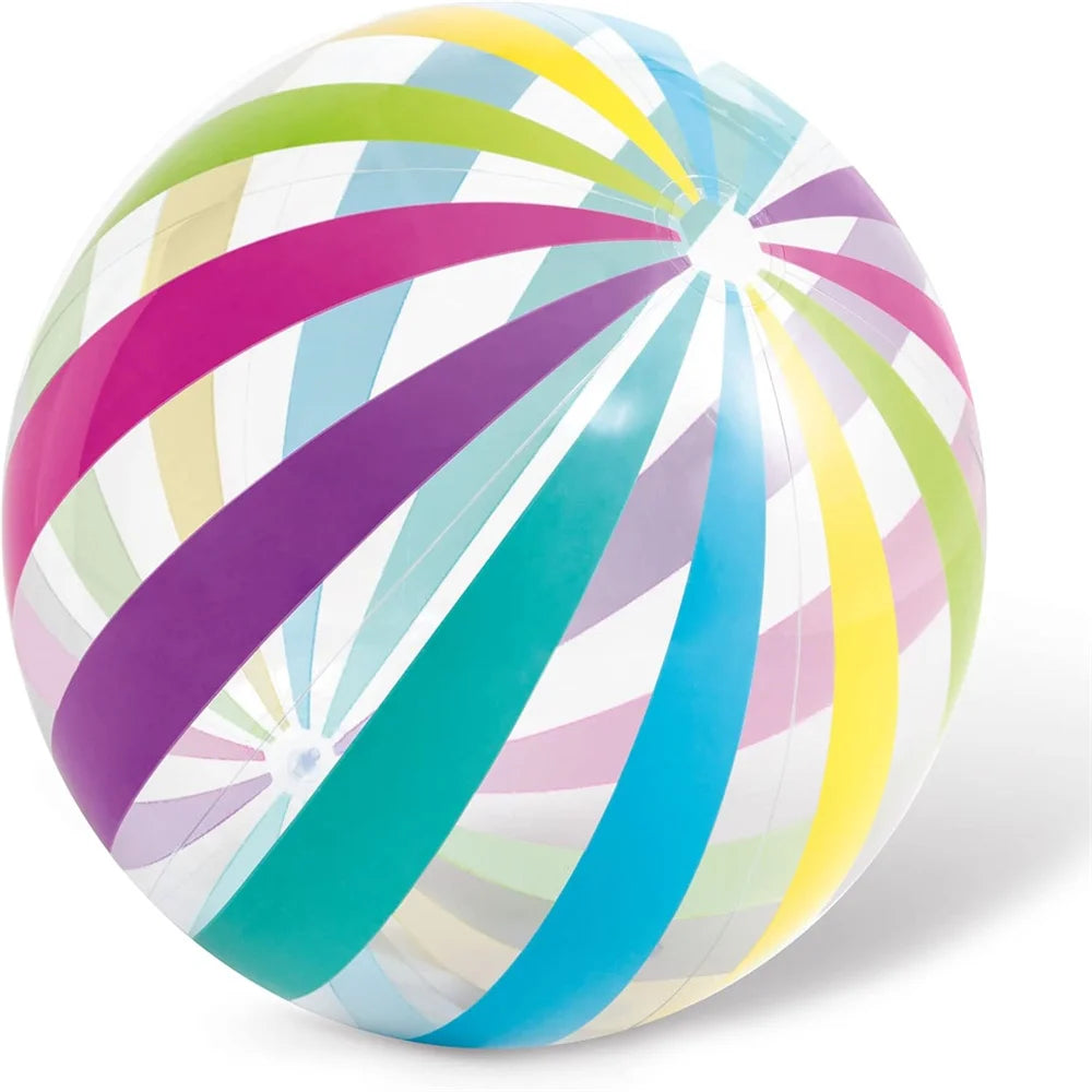 Bunter 40 cm Wasserball – Robust, leicht - perfekt für Strand - Poolspaß