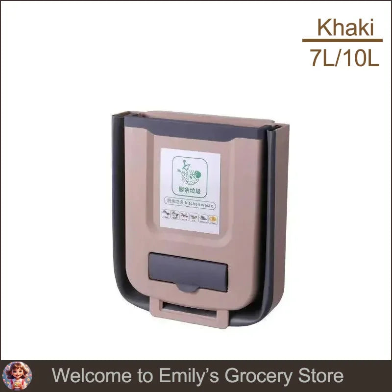 Faltbarer hängender Mülleimer für Küche und Wohnmobil mit großem Volumen