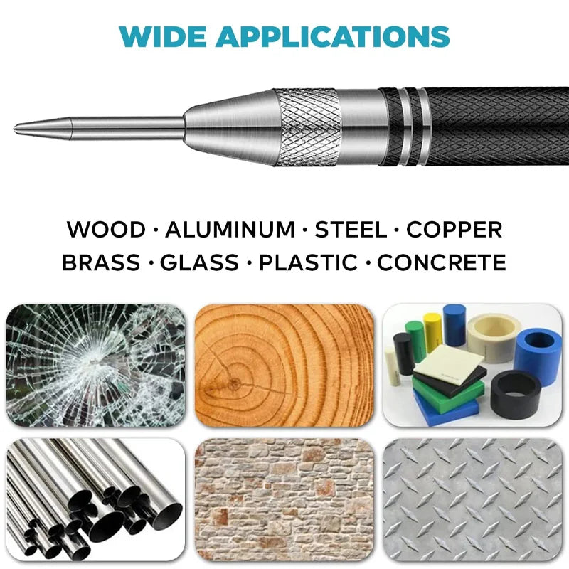 Automatischer Körner 128mm für präzises Anzeichnen Holz Metall Glas