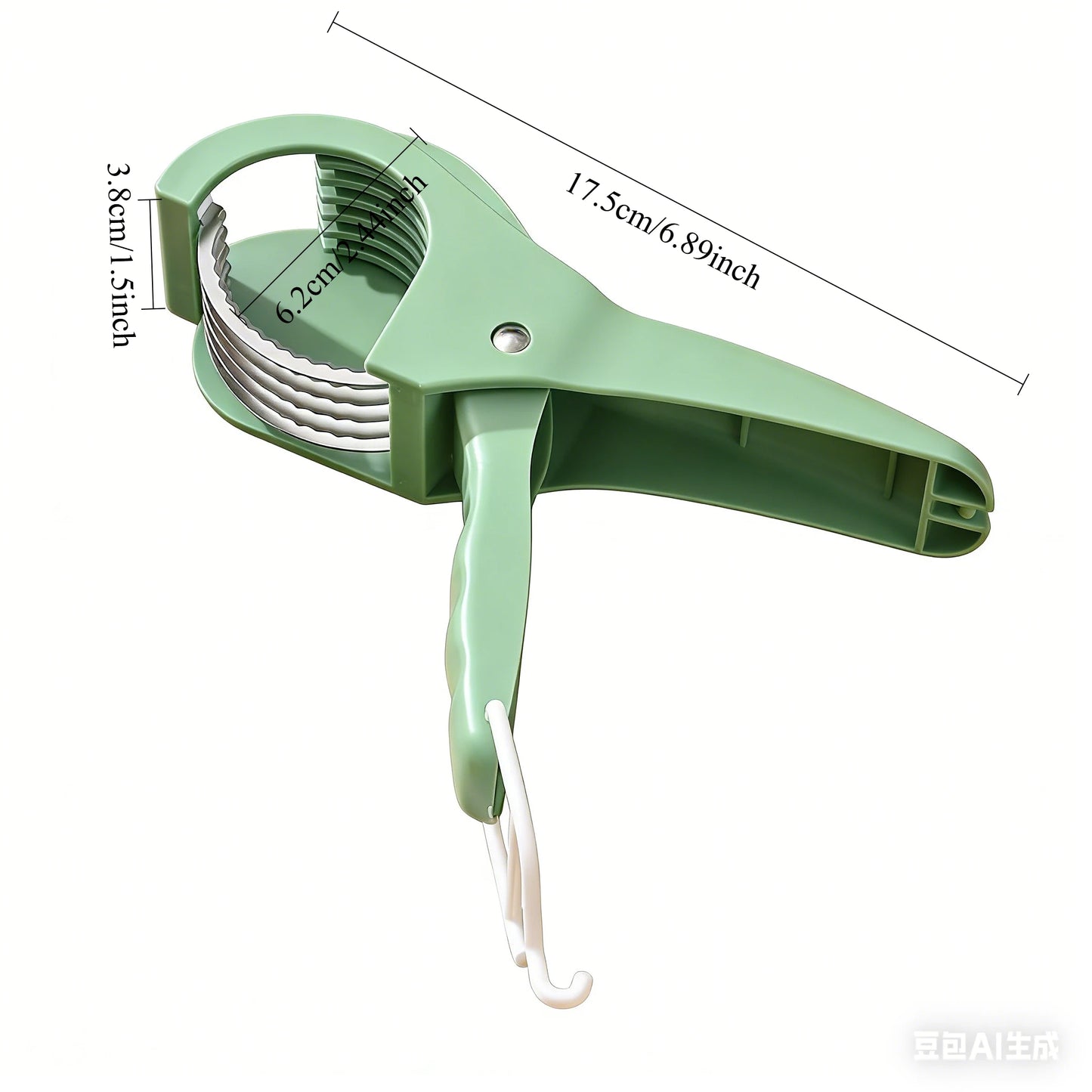 Multifunktionaler Küchenhelfer aus Edelstahl zum Schneiden von Gemüse, Obst, Gurken, Salat, Bananen und Frühlingszwiebeln-Yabubest - Home & More