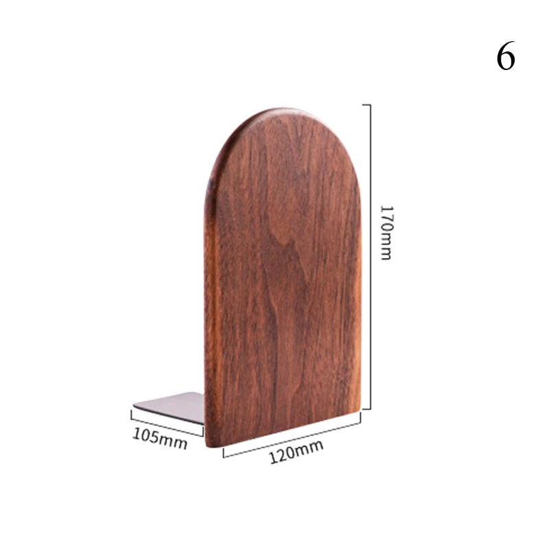 Natur Holz Büchstützen für Desktop Bücherregal und Büroorganisation