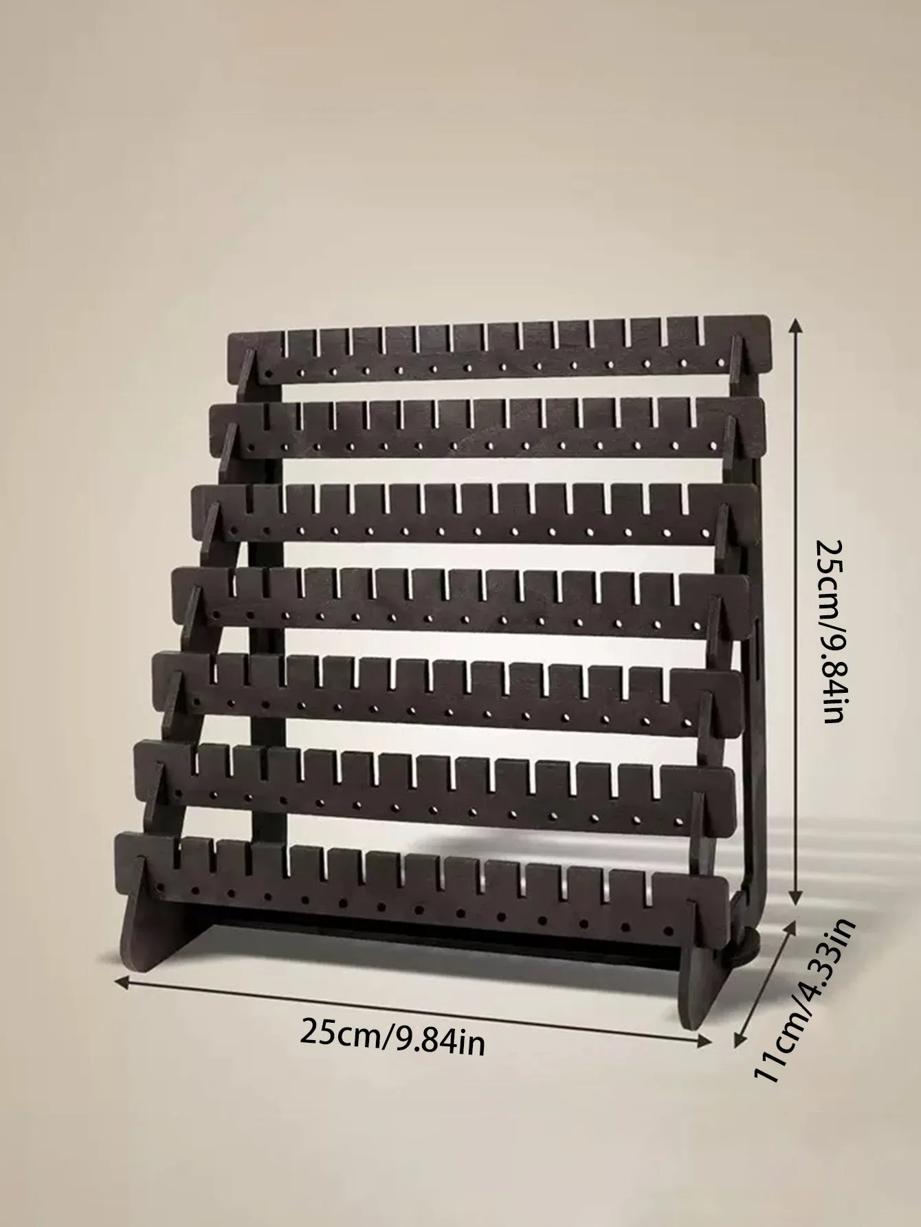 Großer Holz Ohrring Display Ständer Schmuck Organizer