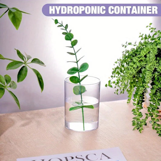 3-teiliger transparenter Acryl Stifthalter rund für Make-up und Bleistifte