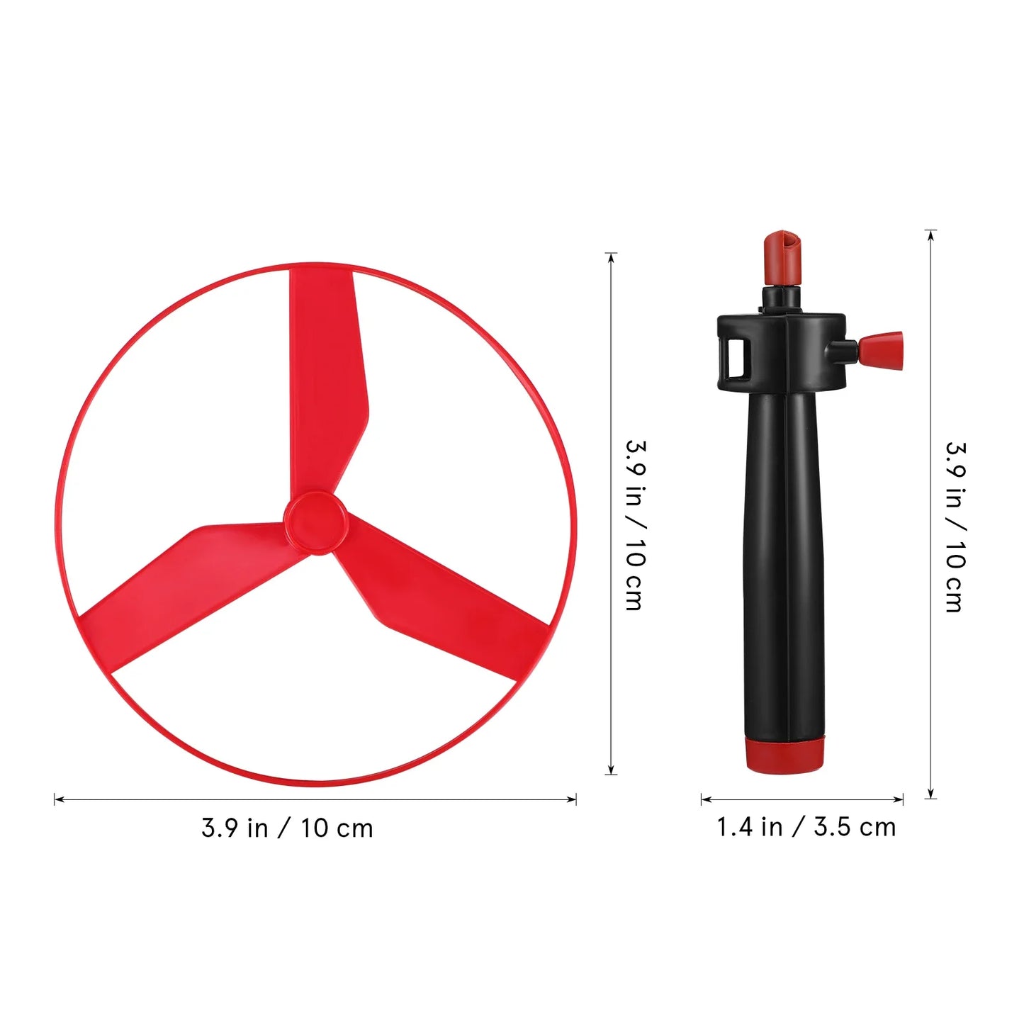 Kind Sportspielzeug Untertasse mit rotierendem Fliegen-Hubschrauber