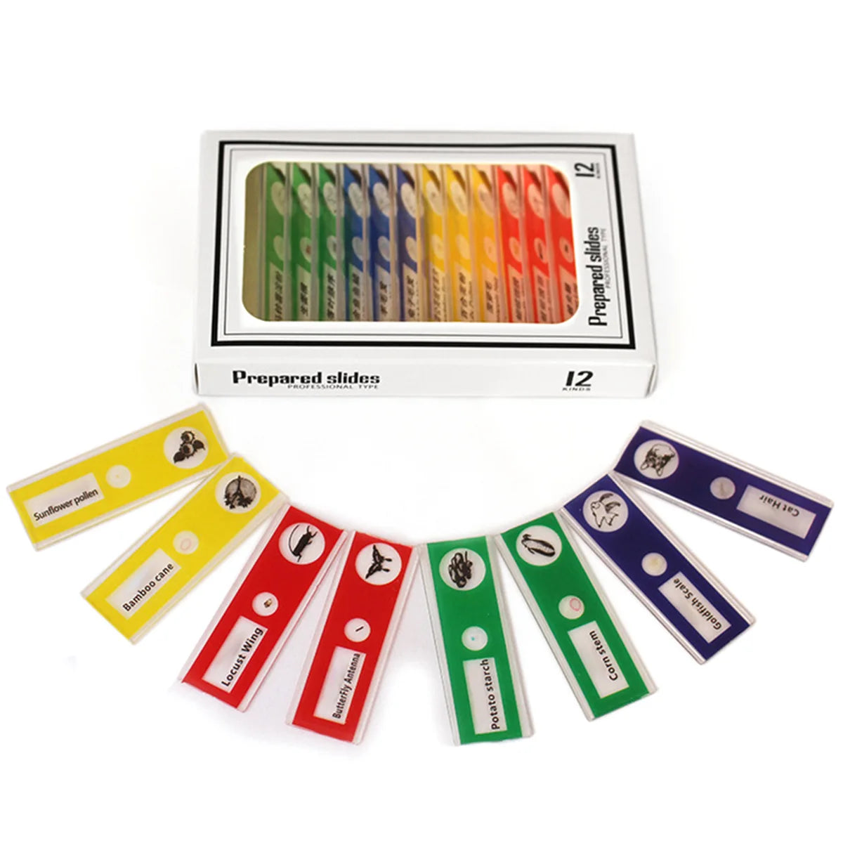 Entdecke die Welt im Detail: Taschenmikroskop 60-120x mit LED für Kinder