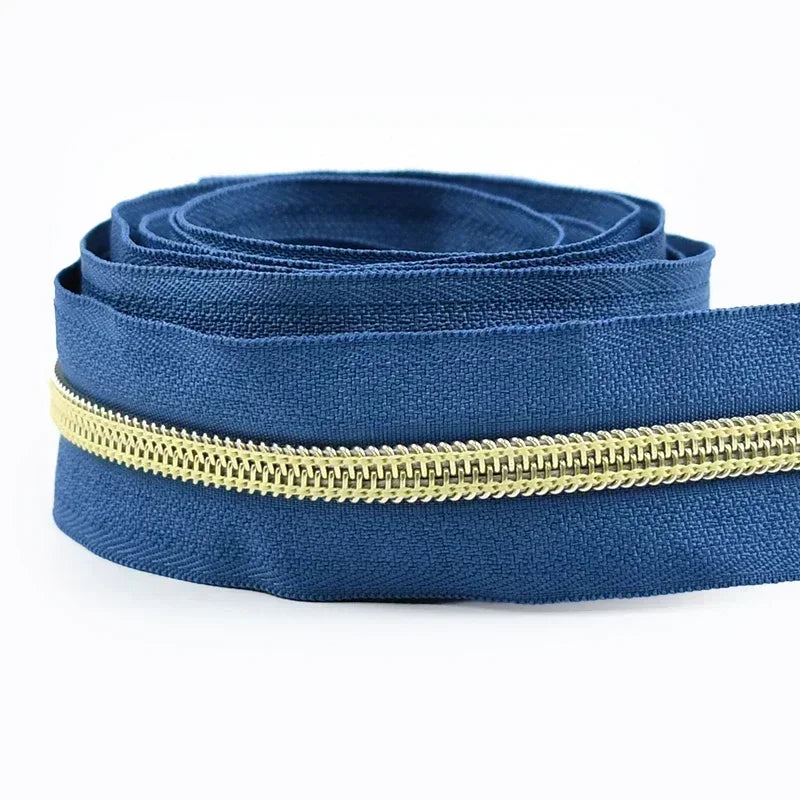 Nylon Reißverschluss Meterware DIY Kleidung Taschen Reparatur 5/10/20m Länge