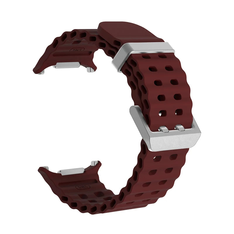 Marine Silikonarmband für Samsung Galaxy Watch Ultra 47 mm 2025 Modell