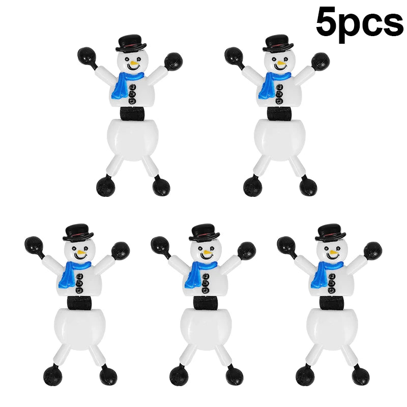 Süße Schneemann Spielfiguren als Weihnachtsgeschenk und Partyfüller