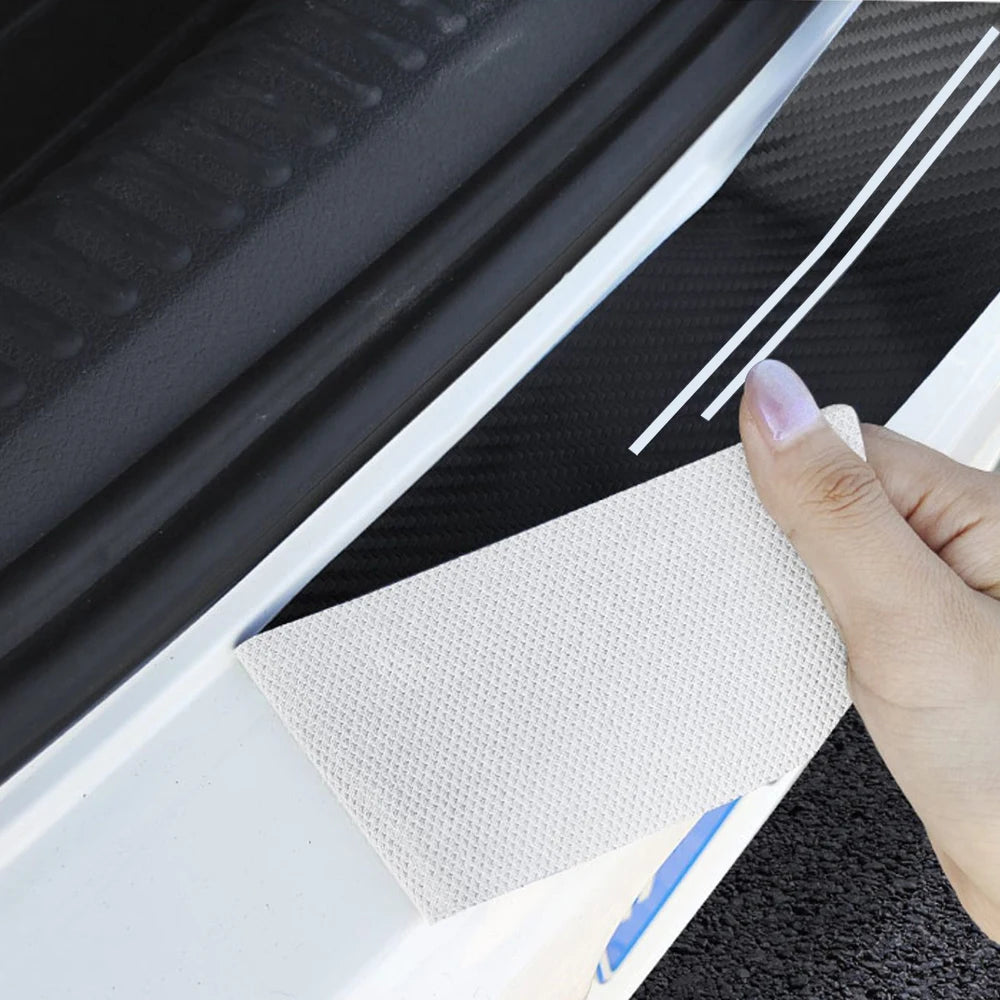 4er Set Carbon Optik Einstiegsleisten Aufkleber – Türschweller Schutz Auto