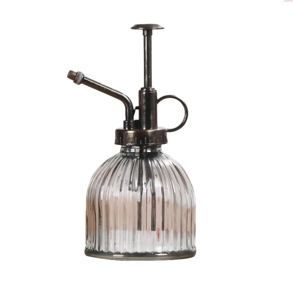 Retro Glas Gießkanne mit Sprühfunktion für Pflanzenpflege