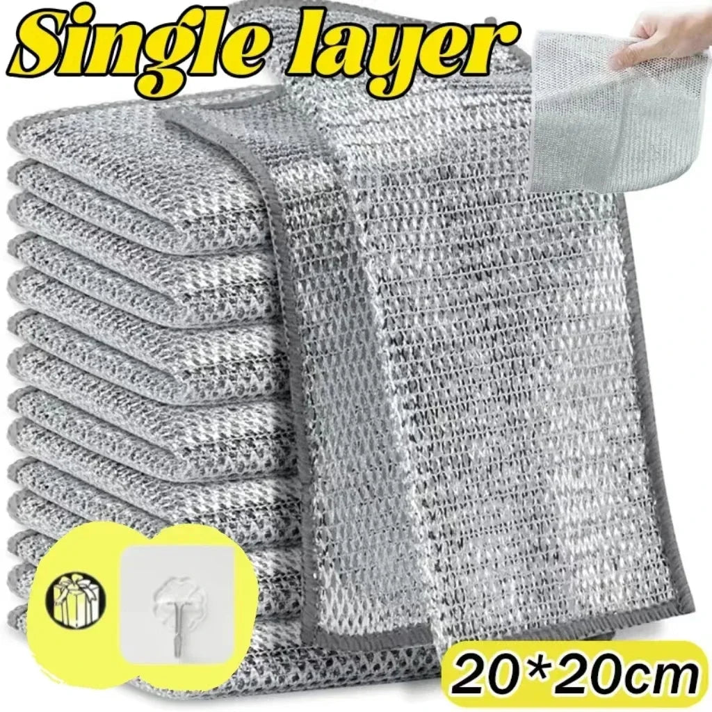 Effektives Nylon-Reinigungstuch – 1 Stück, umweltfreundlich & vielseitig für Küche
