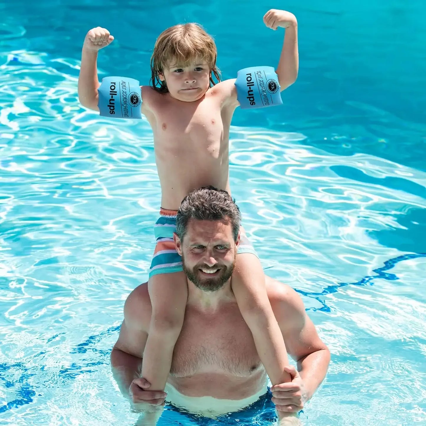 Sicher - Bequem: Aufblasbare Armschwimmerbänder aus PVC, 1 Paar, ideal fürs Schwimmen