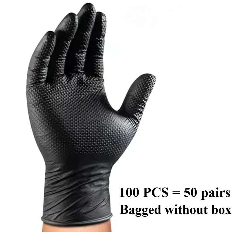 Robuste Nitrilhandschuhe mit diamantstrukturiertem Grip