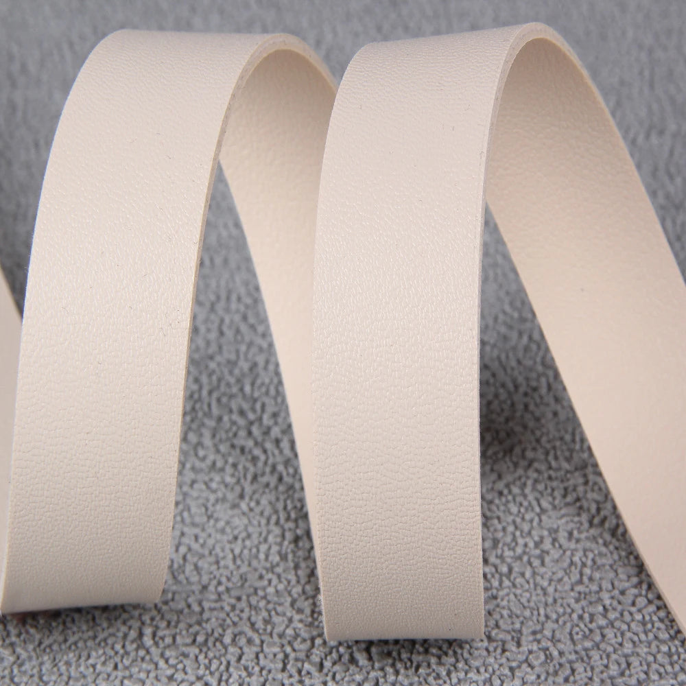 Bunte Kunstleder-Schmuckschnur 2 Meter, 10-25 mm breit für DIY Schmuck